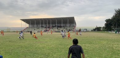 football match at Sher football stadium